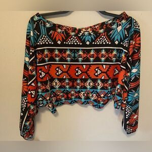 Onion Whitney Mero Geometric Top NWT
